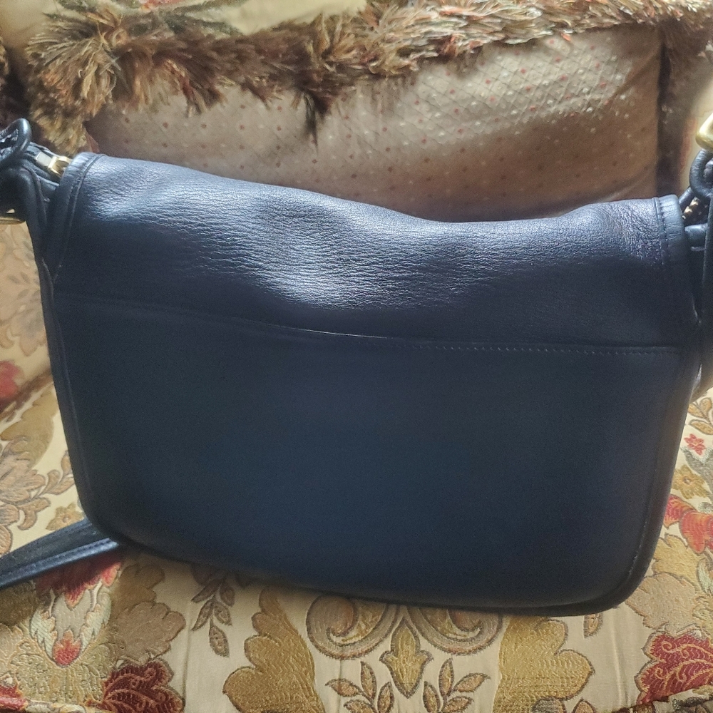 COACH leather shoulder bag